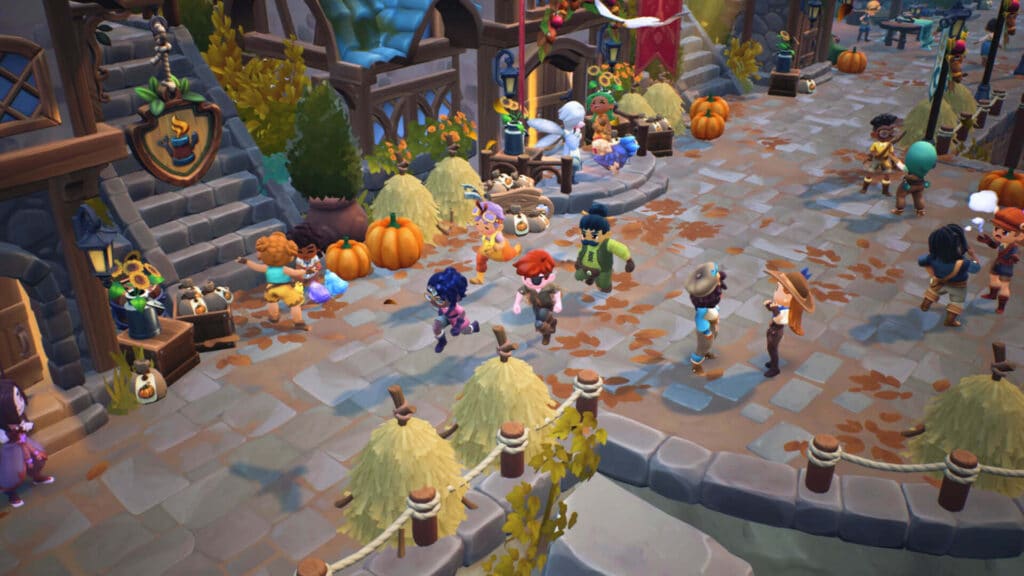 a screenshot of a gameplay of a cozy game: Fae Farm