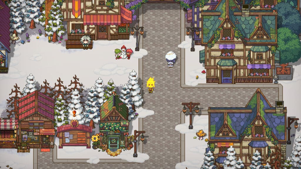 a screenshot of a gameplay of a cozy game: Sun Haven