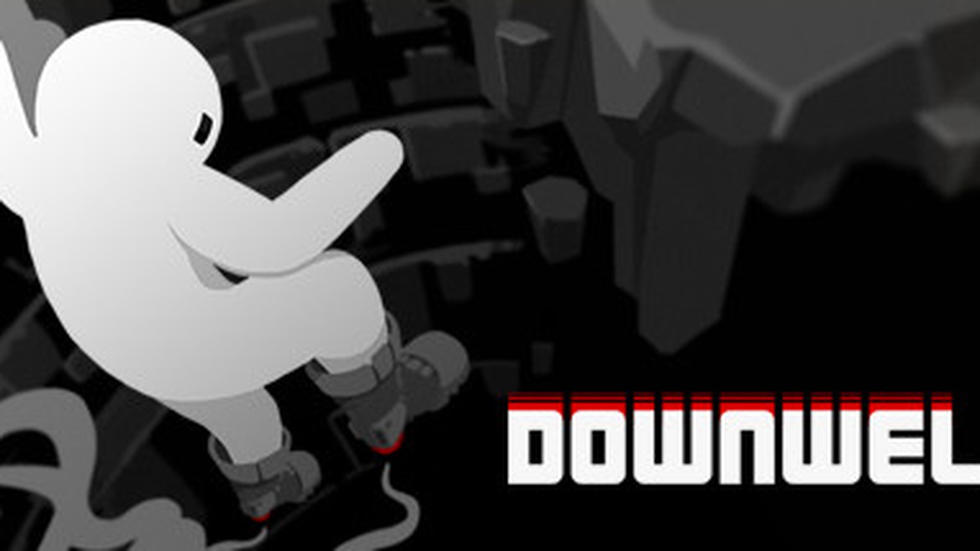 piksel sanat oyunları - Downwell ekran görüntüsü