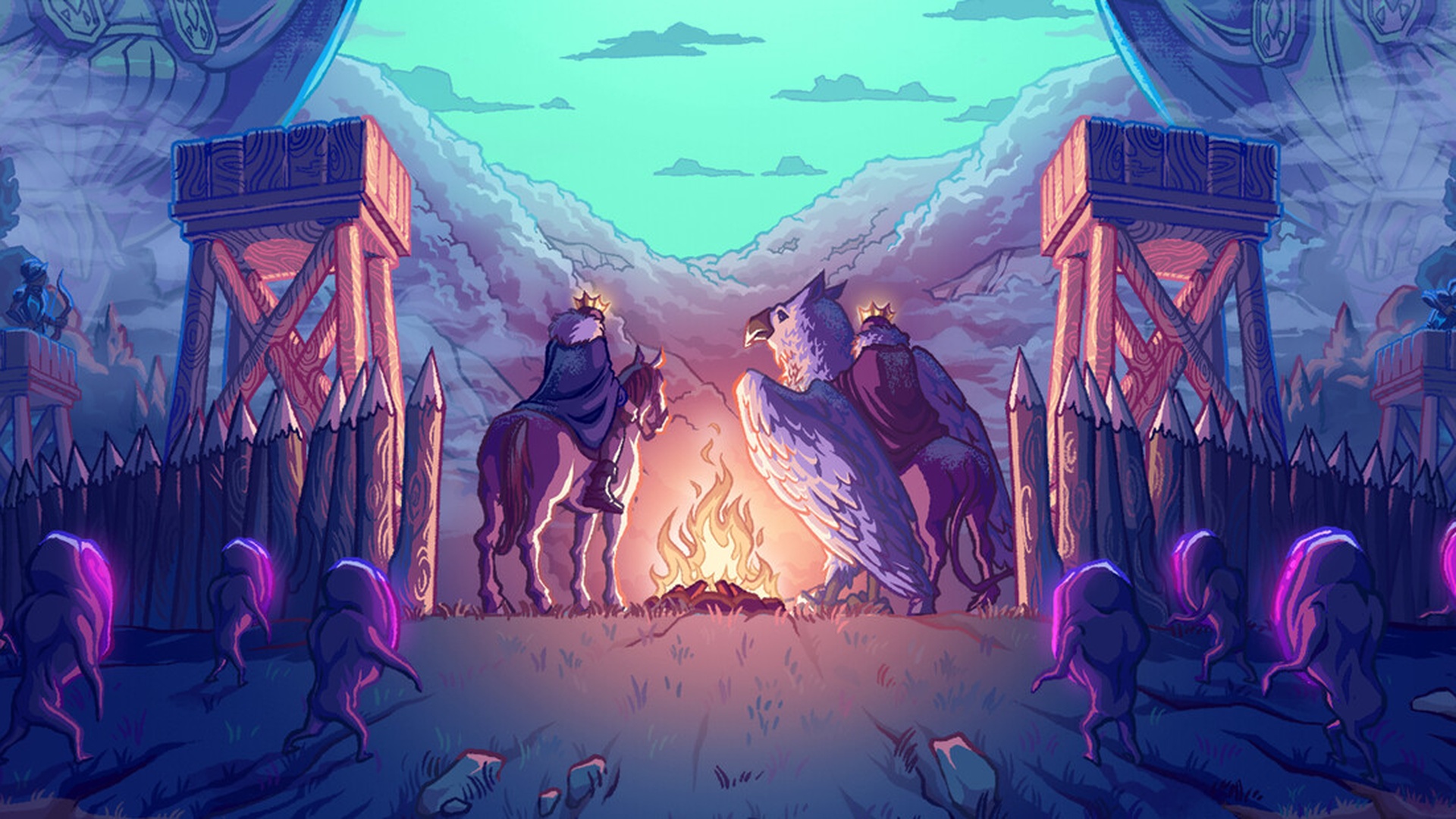 piksel sanat oyunları - Kingdom Two Crowns ekran görüntüsü