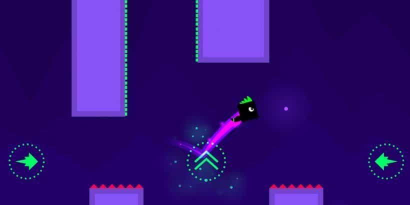 A screenshot of the gameplay of a Discord game named Exoracer.