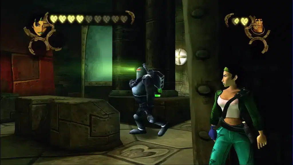 a screenshot of the gameplay of the nostalgic video game: Beyond Good & Evil