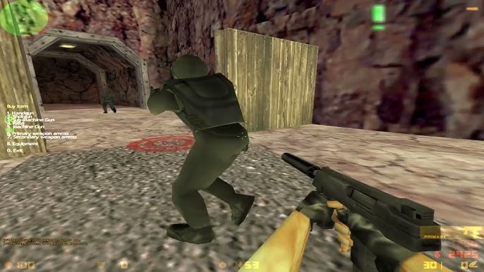 a screenshot of the gameplay of the nostalgic video game: Counter Strike