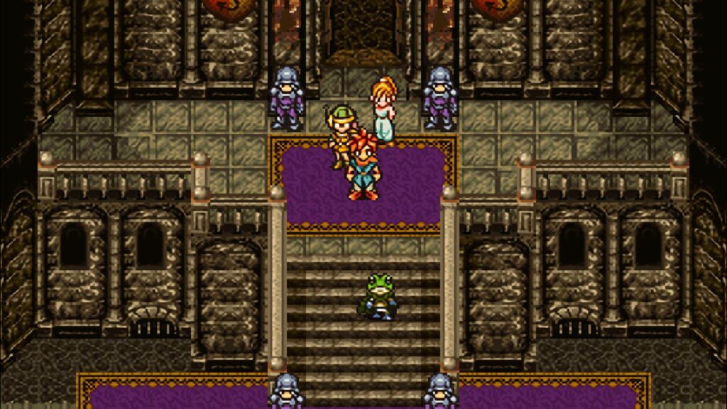 a screenshot of the gameplay of the nostalgic video game: Chrono Trigger