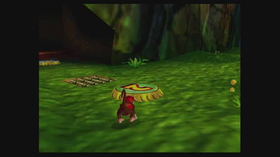 a screenshot of the gameplay of the nostalgic video game: Donkey Kong 64