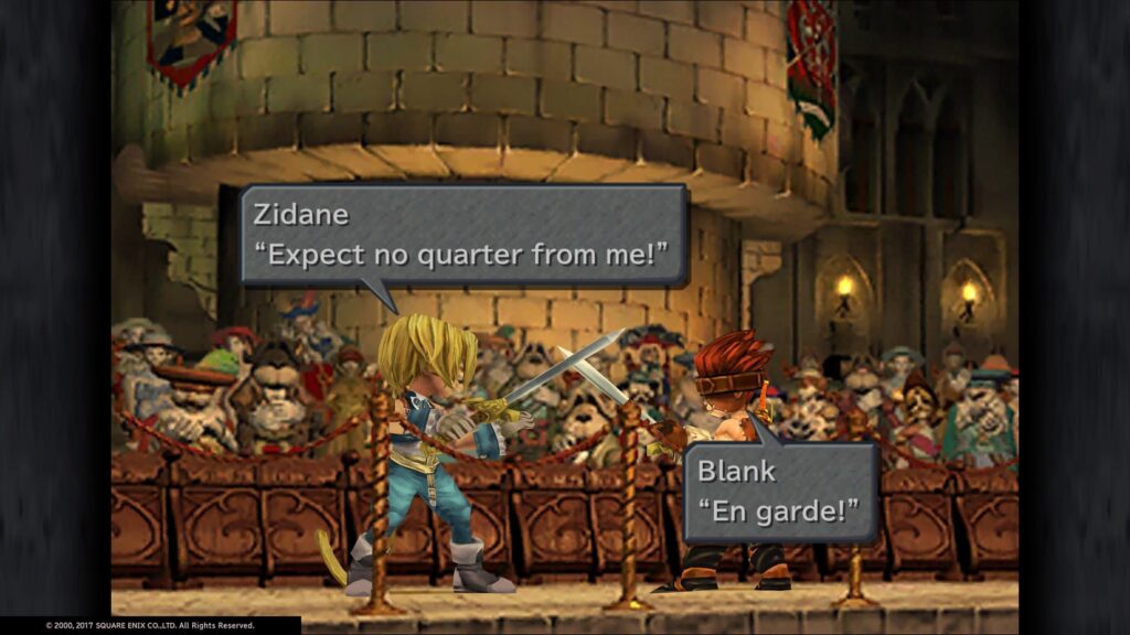 a screenshot of the nostalgic video game: Final Fantasy IX