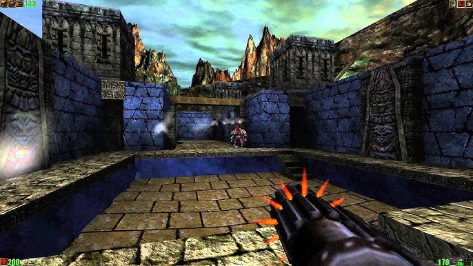 a screenshot of the gameplay of the nostalgic video game: Unreal