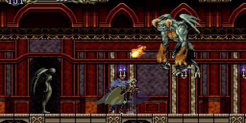 An image of a pixel art game: Castlevania: Symphony of the Night