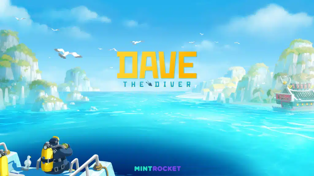 An image of a pixel art game: Dave the Diver
