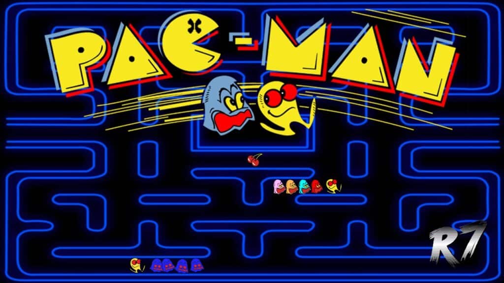 An image of a pixel art game: Pac-Man