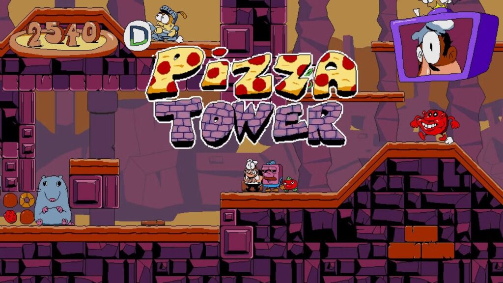 An image of a pixel art game: Pizza Tower