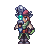 Portrait of silverbronze