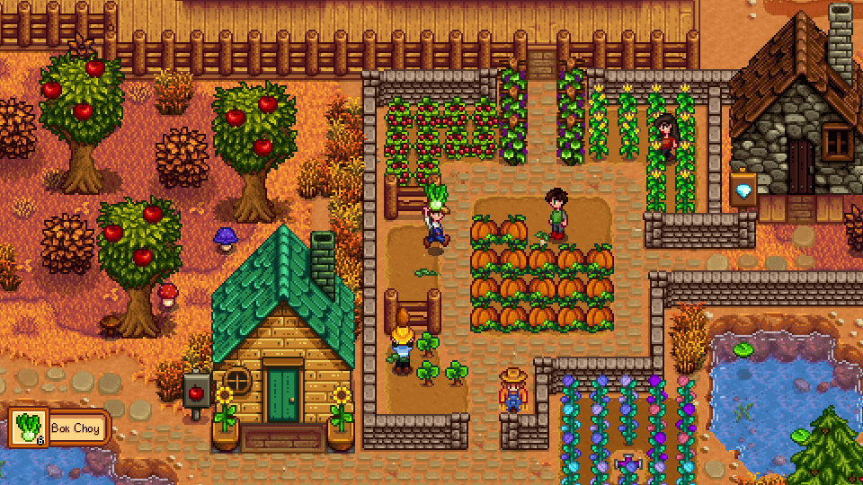 Building a farm felt like painting a Bob Ross, a few games like Stardew Valley have captured that.