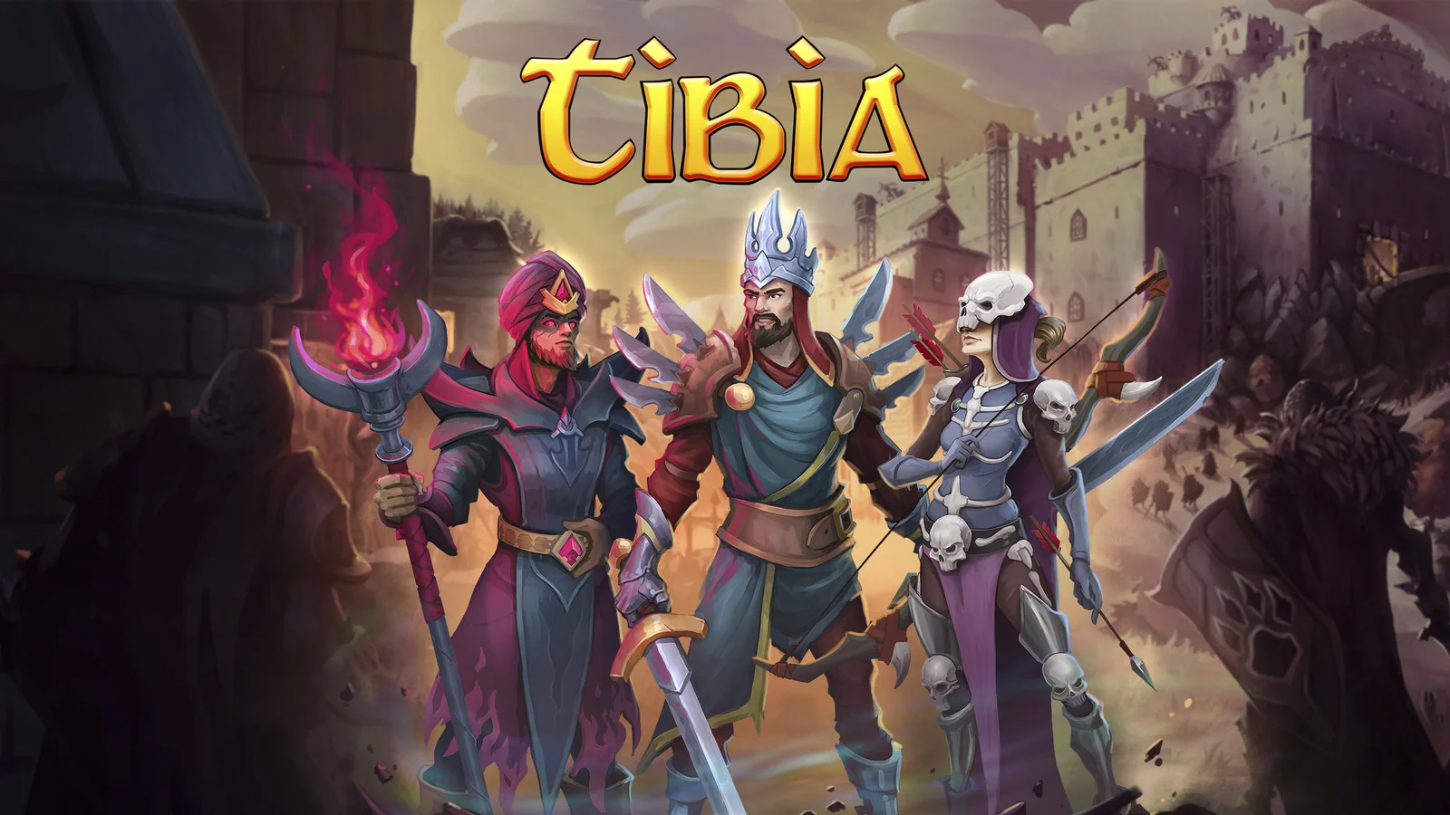 Tibia, a classic MMORPG like RuneScape