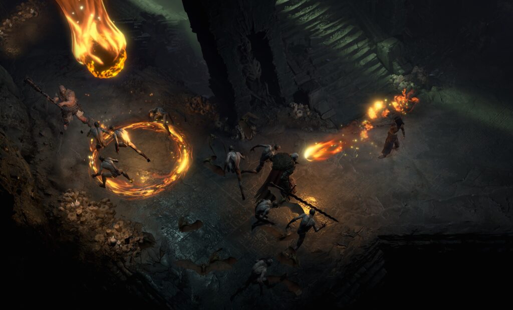 A screenshot of the gameplay of one of the RPGs with outstanding character progression: Diablo IV