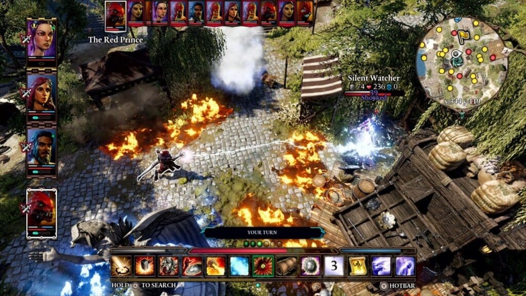 A screenshot of the gameplay of Divinity: Original Sin II