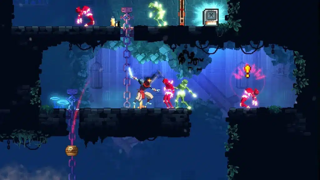 A screenshot of the gameplay: Dead Cells