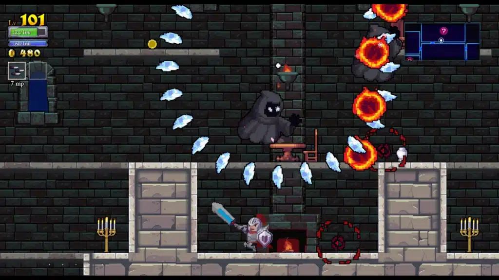 A screenshot of the gameplay: Rogue Legacy